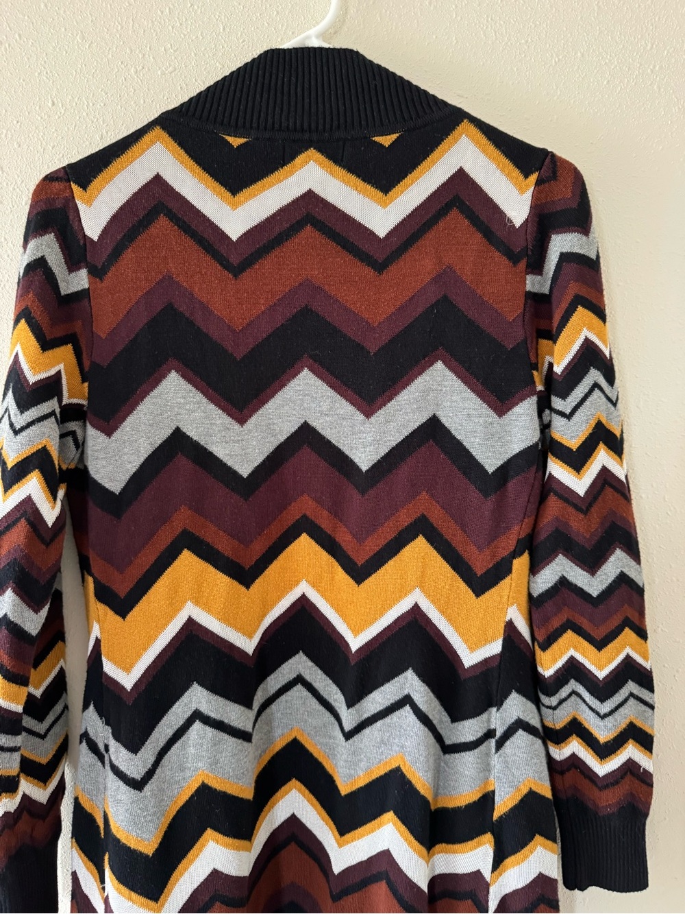 Missoni Target Women’s XS Cardigan Chevron Pattern Open Duster Sweater - Picture 6 of 7